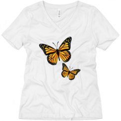 Ladies Relaxed Fit V-Neck Tee