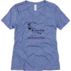 Ladies Relaxed Fit Super Soft Triblend V-Neck Tee