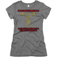 Ladies Slim Fit Super Soft Triblend Tee