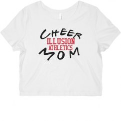 Ladies Slim Fit Crop Top Tee