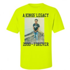 Unisex Ultra Cotton Safety Neon Crewneck Tee