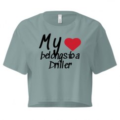 Ladies Festival Cali Crop Top Tee