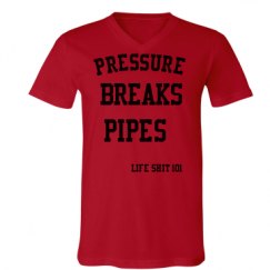 Unisex V-Neck Jersey Tee