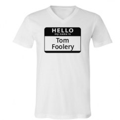 Unisex V-Neck Jersey Tee