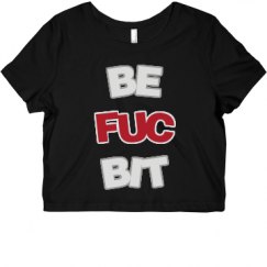 Ladies Slim Fit Crop Top Tee