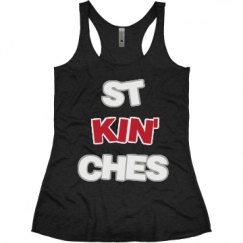 Ladies Slim Fit Super Soft Racerback Triblend Tank