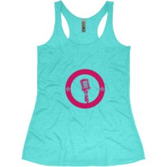 Ladies Slim Fit Super Soft Racerback Triblend Tank