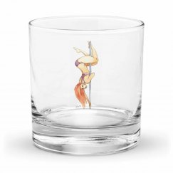 Cat Pounce High Ball Glass