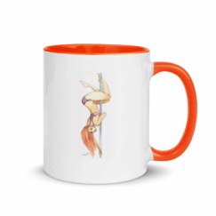 11oz Ceramic Mug with Color Inside
