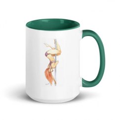 15oz Ceramic Mug with Color Inside