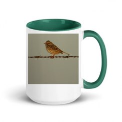 15oz Ceramic Mug with Color Inside