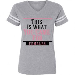 Ladies Relaxed Fit Vintage Sports Tee