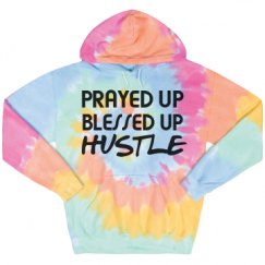 Unisex Tie-Dye Fleece Hoodie