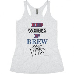 Ladies Slim Fit Super Soft Racerback Triblend Tank