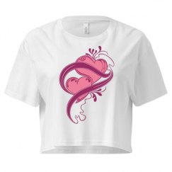 Ladies Festival Cali Crop Top Tee