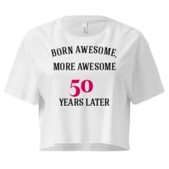 Ladies Festival Cali Crop Top Tee