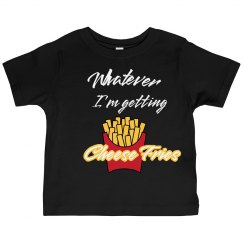 Cheesefries Toddler Tee BLK