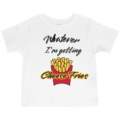 Cheesefries Toddler Tee WHT