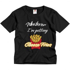 Cheesefries Tee Youth BLK