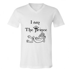 Unisex V-Neck Jersey Tee