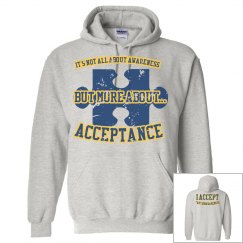 Grey Acceptance Hoodie