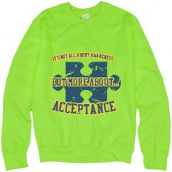 Unisex Neon Crewneck Sweatshirt