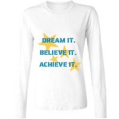 Ladies Relaxed Fit Basic Long Sleeve Tee