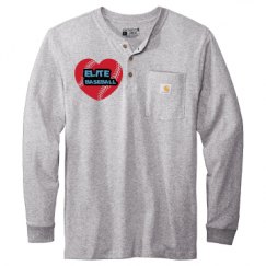 Unisex Carhartt Long Sleeve Henley Tee