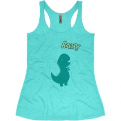 Ladies Slim Fit Super Soft Racerback Triblend Tank
