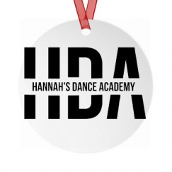 Metal Round Christmas Ornament