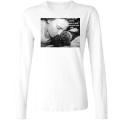 Ladies Relaxed Fit Basic Long Sleeve Tee