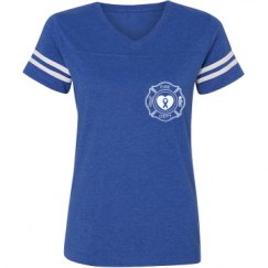Ladies Relaxed Fit Vintage Sports Tee