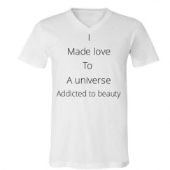 Unisex V-Neck Jersey Tee