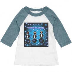 Toddler 3/4 Sleeve Raglan Tee