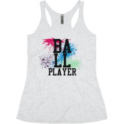 Ladies Slim Fit Super Soft Racerback Triblend Tank