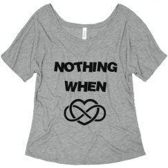 Ladies Flowy Slouchy Tee