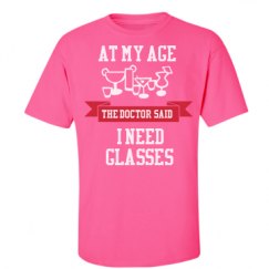 Unisex Ultra Cotton Safety Neon Crewneck Tee