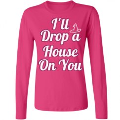 Ladies Relaxed Fit Basic Long Sleeve Tee