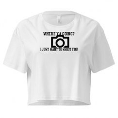 Ladies Festival Cali Crop Top Tee