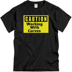 Caution Curvy Tee