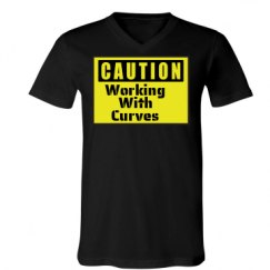 Unisex V-Neck Jersey Tee