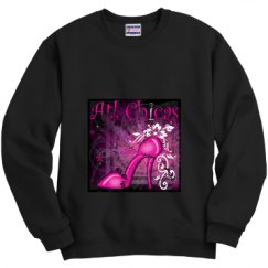 Unisex Film and Foil Crewneck Sweatshirt