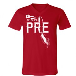 Unisex V-Neck Jersey Tee