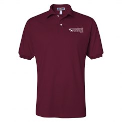 Unisex SpotShield 50/50 Polo Shirt Maroon