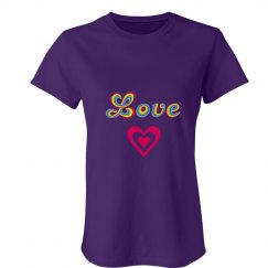 Rainbow love tshirt