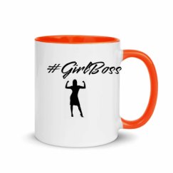 11oz Ceramic Mug with Color Inside