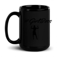 15oz Black Glossy Mug