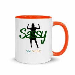 11oz Ceramic Mug with Color Inside