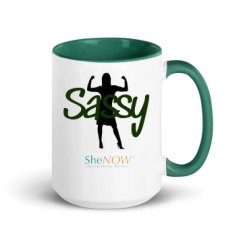 15oz Ceramic Mug with Color Inside