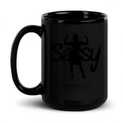 15oz Black Glossy Mug